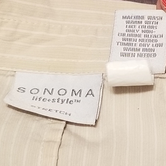 2/$10 Pinstriped Cotton/Spandex Top w/side zipper! - Picture 4 of 9